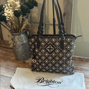 Brighton Renada Toledo Coated Canvas Tote